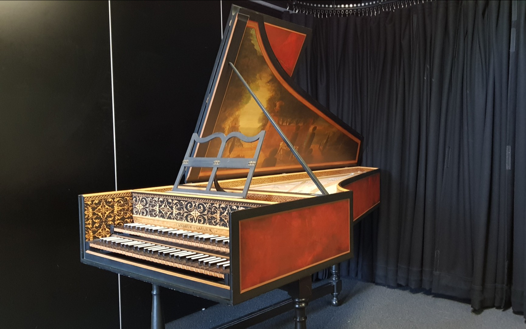 Guernsey harpsichord